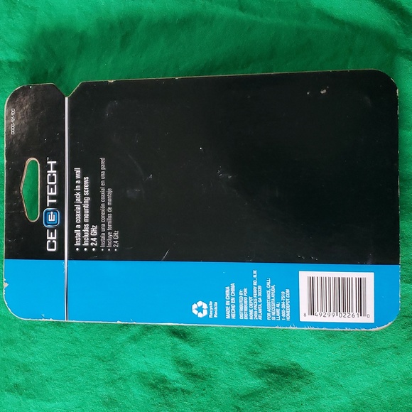 CE Tech Coaxial Wall Plate & Leviton Preferred Medium 3/8" Wall Plate New - Picture 4 of 8